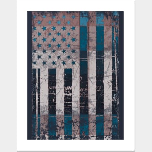 American Flag Posters and Art